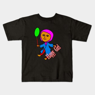 Happy Girl Kids T-Shirt